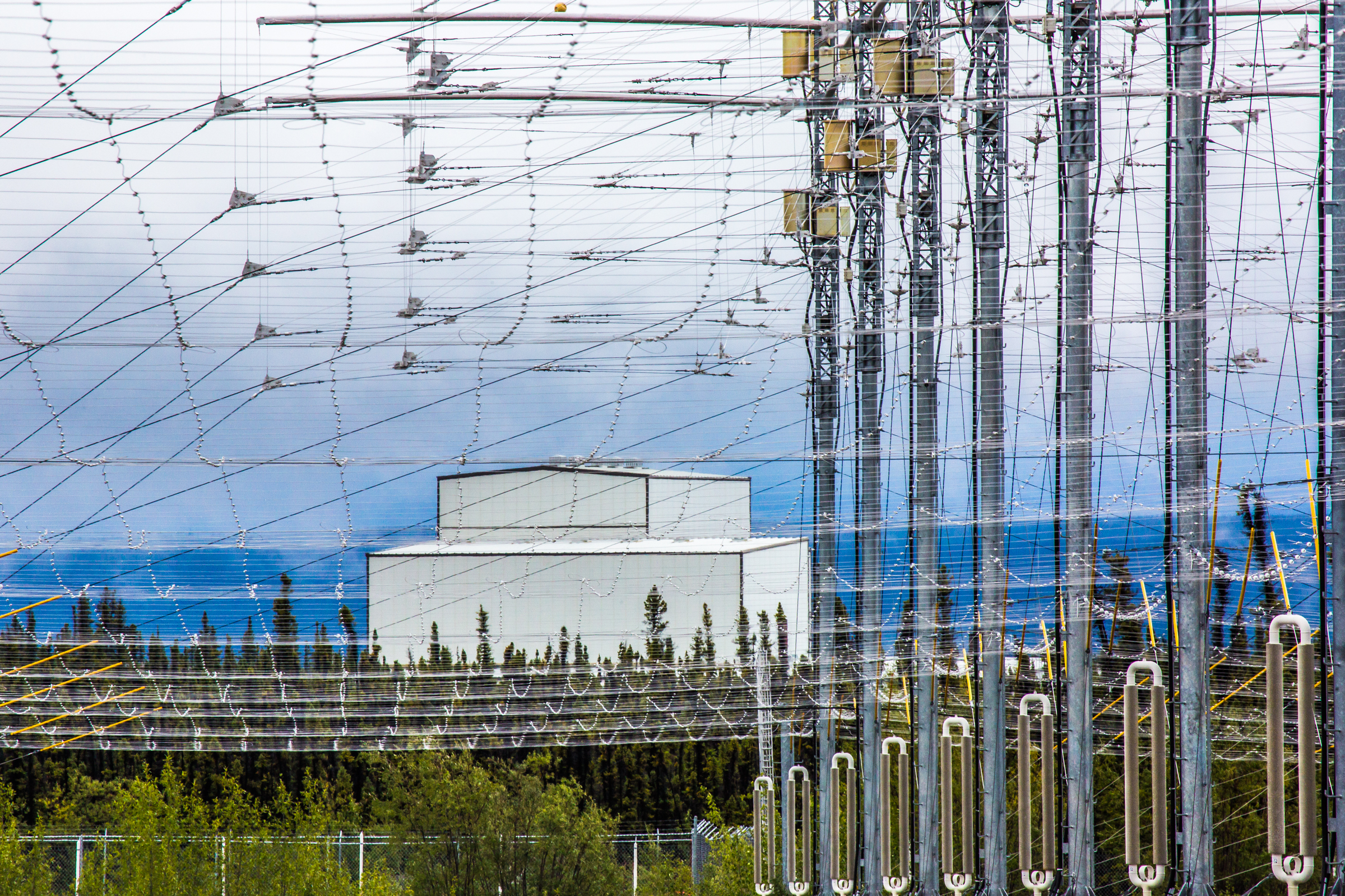 Detailfoto aus der Haarp-Anlage -Quelle: Offizielle HAARP-Webseite