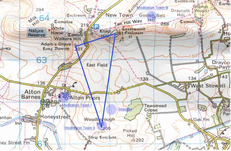 Arrangements on July 26th,2004, Vale of Pewsey/Wilts., England